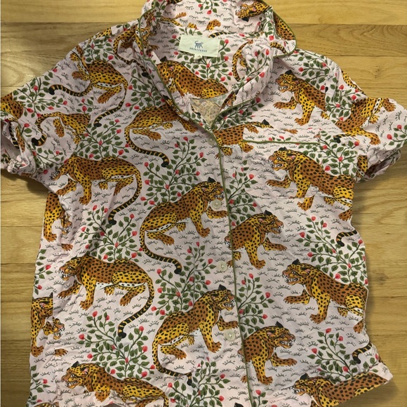 Printfresh Short PJ set in Pink Tiger Print - Picture 5 of 7